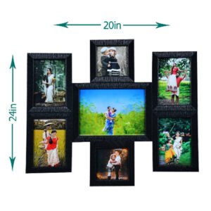 Personalized 7-Photo Collage Frame (20x24 Inches) Photo Printing Cost Not Included