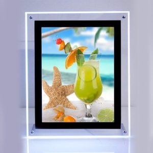 Led Photo Frame (20x24 Inches) Crystal Stud Frame