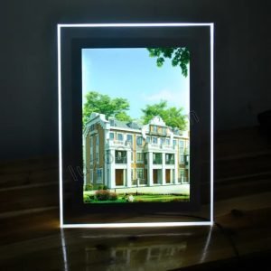 Led Frame With Photo (20x30 Inches) Crystal Stud Frame