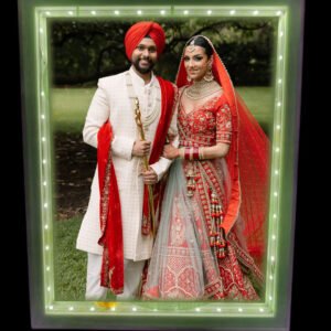 LED Frame With Photo (12x18 Inches) Running Serial Light